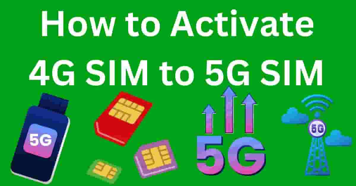 How to Activate a 5G SIM as a 4G SIM on Cashstark