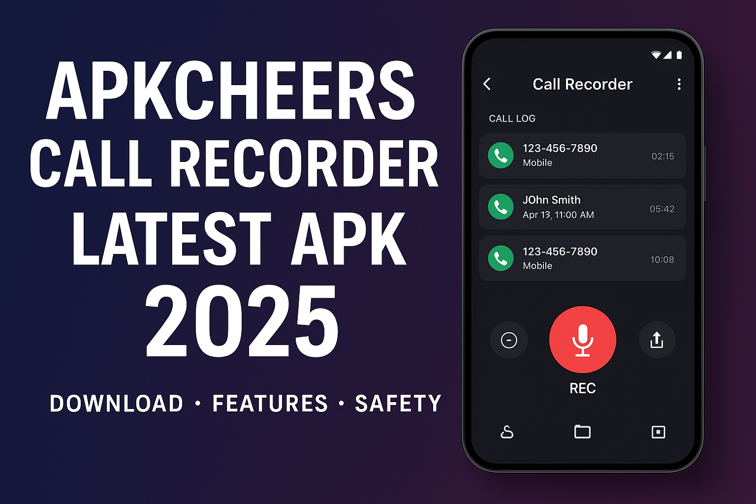 ApkCheers Call Recorder Latest APK 2025